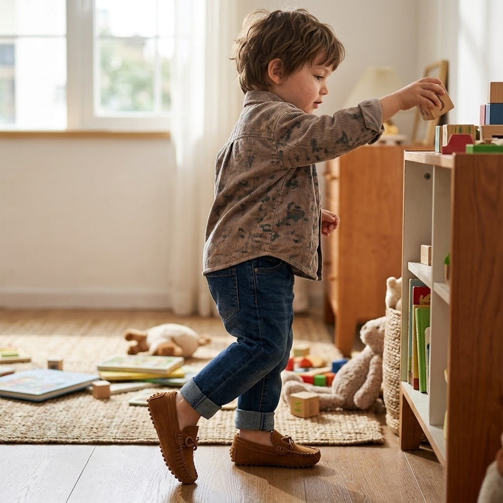 Mocassins Enfant Respirant Souple