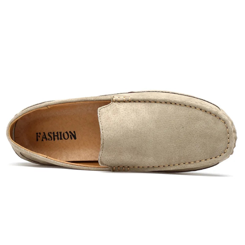 Mocassins Daim Fait Main Luxe