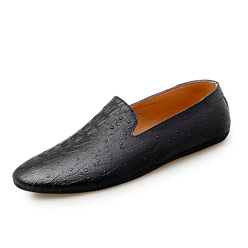 Mocassins Cuir Fait Main Italien