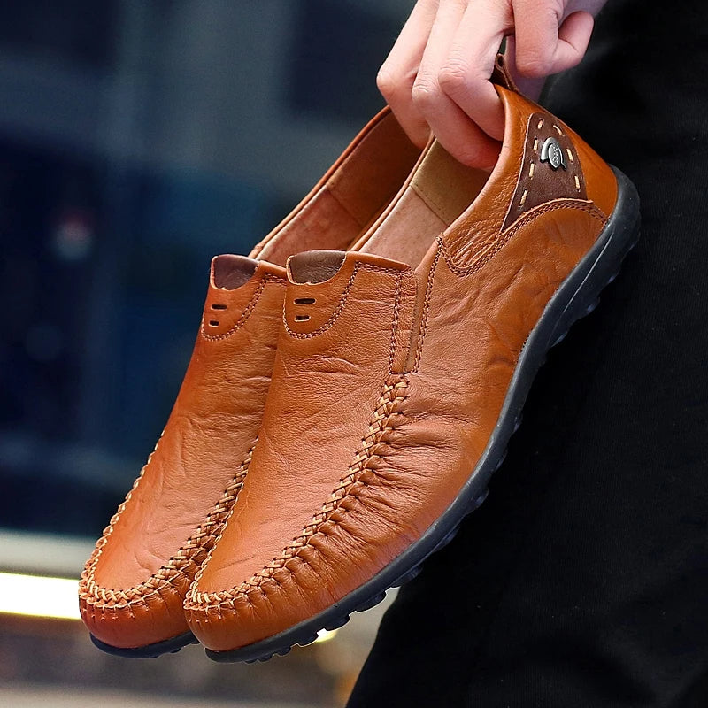 Mocassins Homme Cuir Véritable