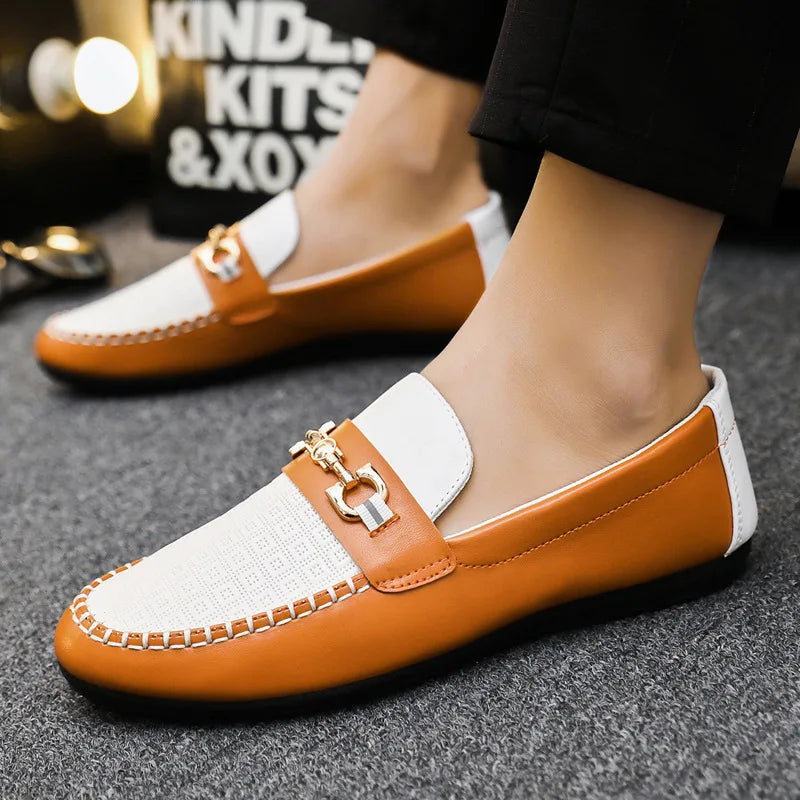 Mocassins Printemps Cuir Souple