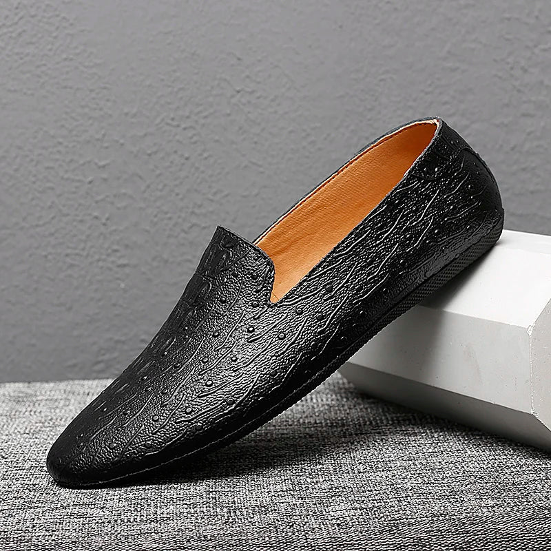 Mocassins Cuir Fait Main Italien