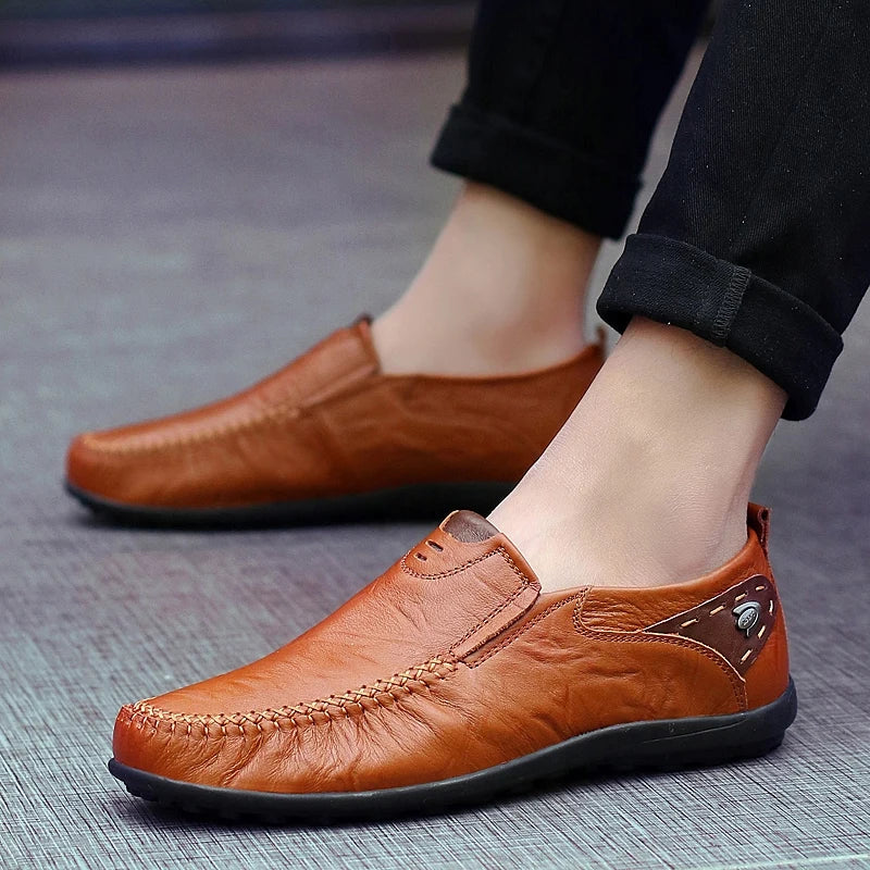 Mocassins Homme Cuir Véritable