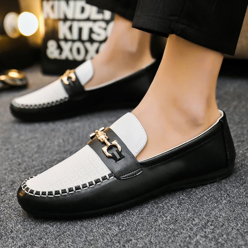 Mocassins Printemps Cuir Souple