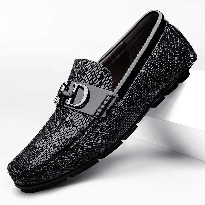 Mocassins Homme Cuir Respirant Driving