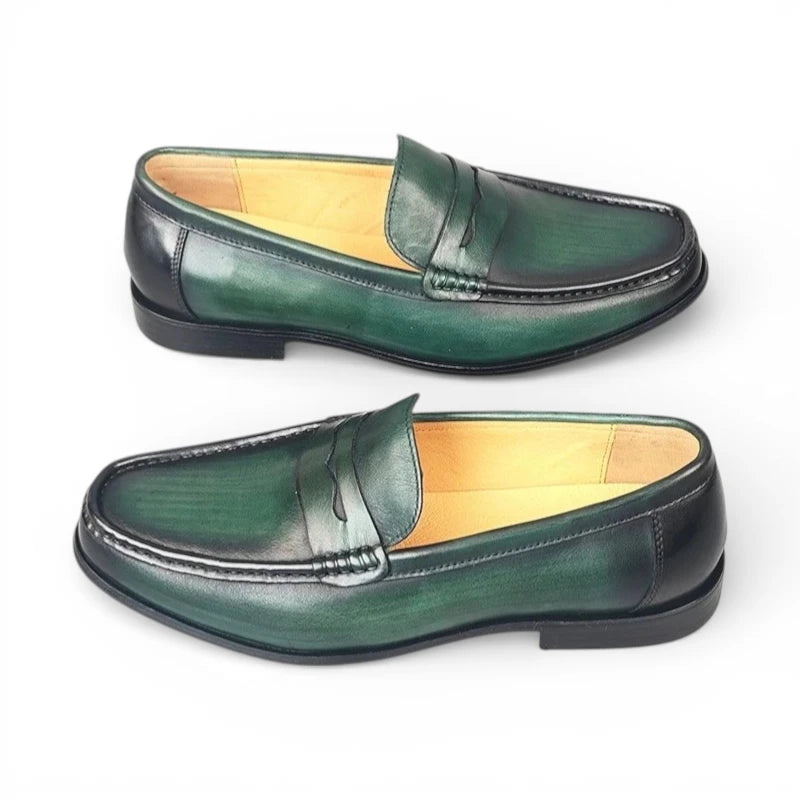 Mocassins Homme Penny Cuir Classique