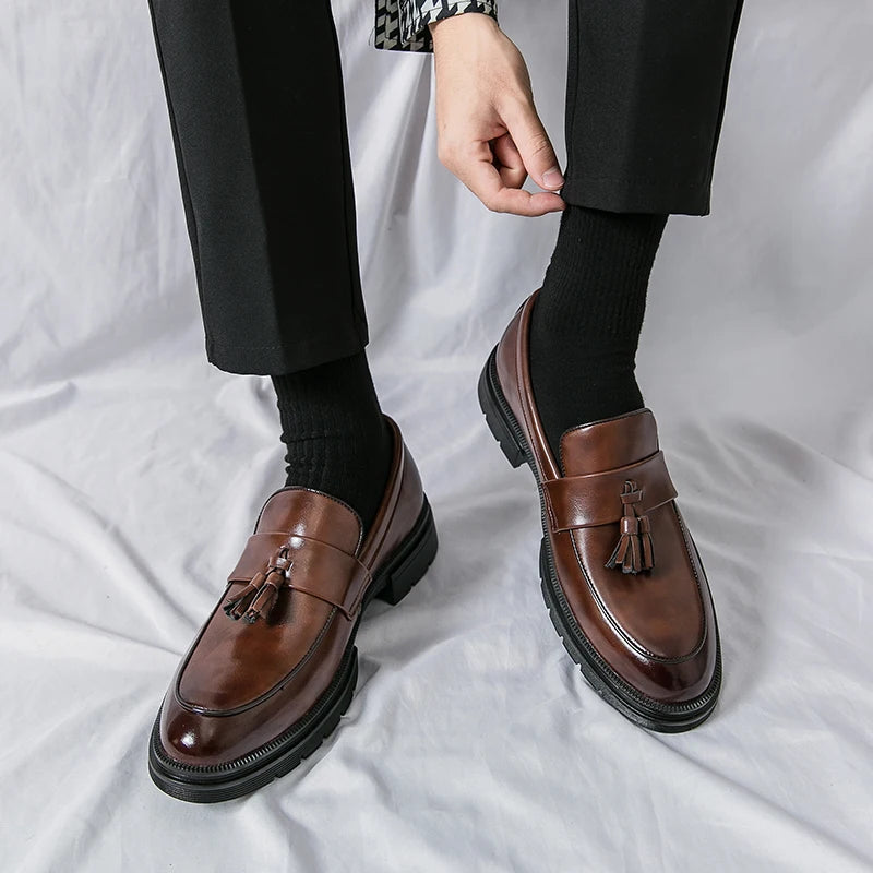 Mocassins Homme Cuir Style Business