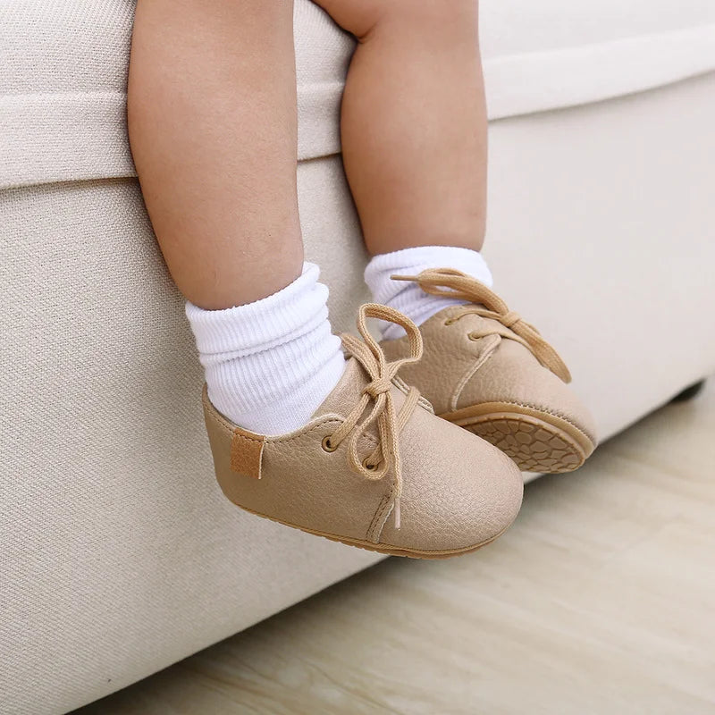 Bottes Bébé PU Rétro Antidérapant