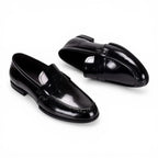 Mocassins Homme Cuir Verni Italien