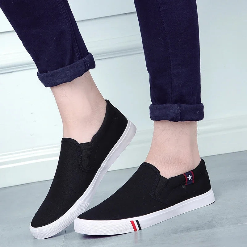 Mocassins Homme Toile Confortable