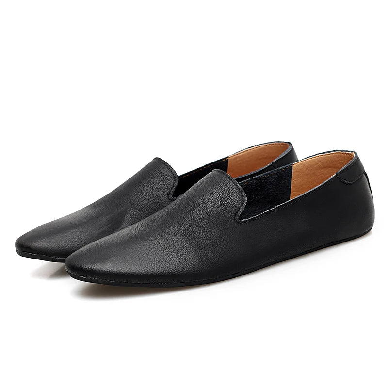 Mocassins Homme Cuir Slip-On Casual