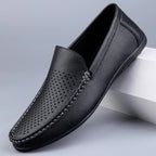 Mocassins Homme Cuir Aéré Été