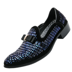 Mocassins Homme Strass Soirée Élégante