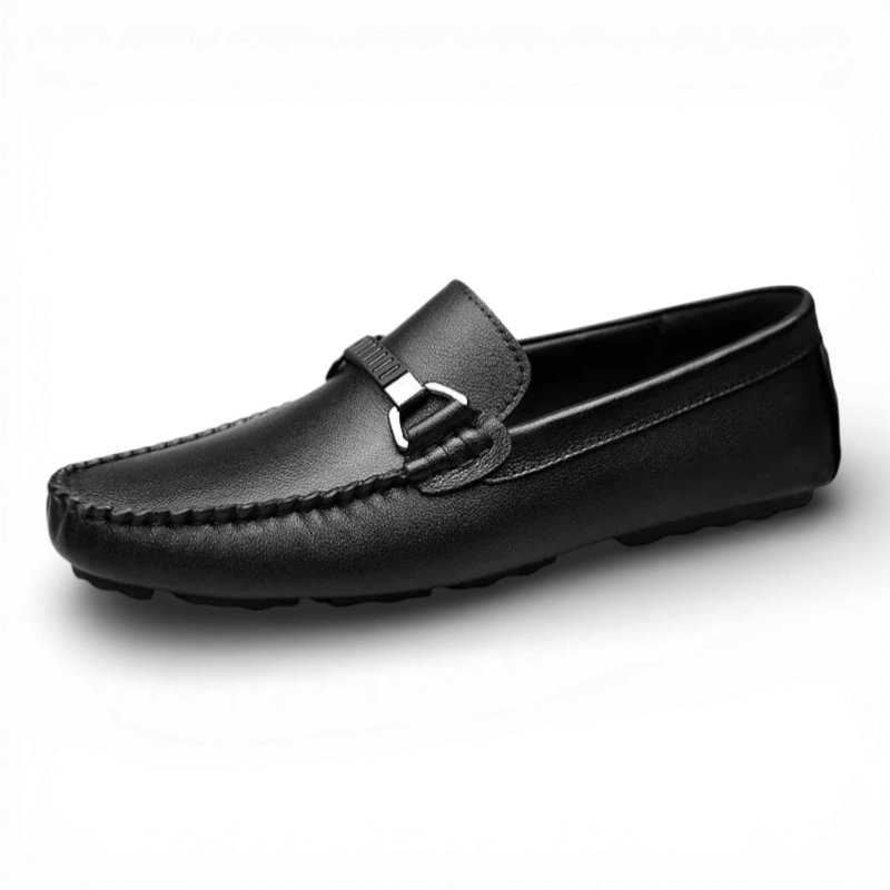 Mocassins Cuir Bureau Slip-On
