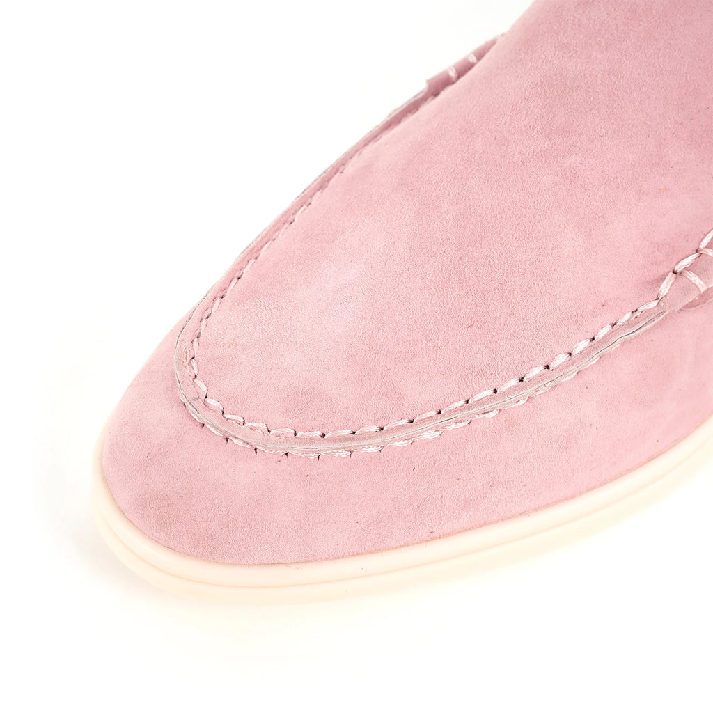 Mocassins Femme Cuir Rétro Classique