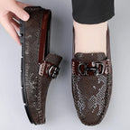 Mocassins Homme Cuir Respirant Driving