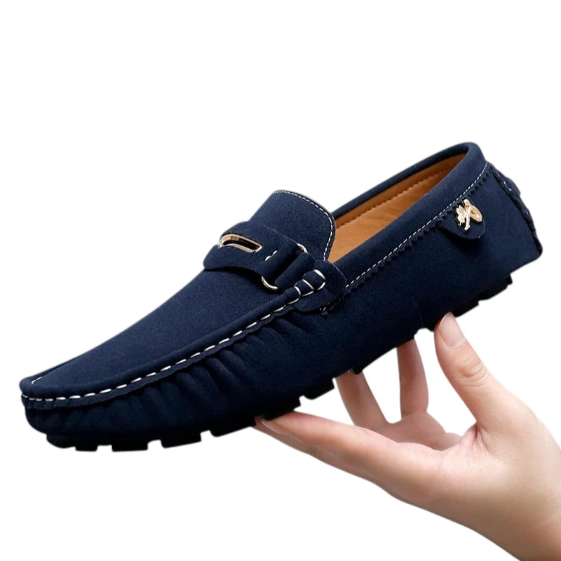 Mocassins Coloré Cuir Automne