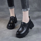Mocassins Femme Talon Épais