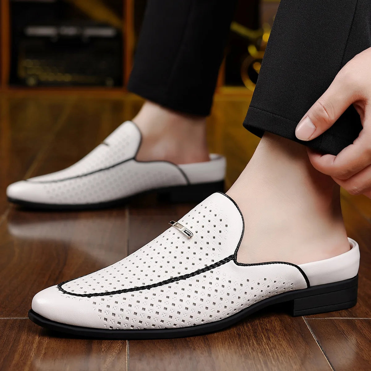 Mules Cuir Slip-On Été