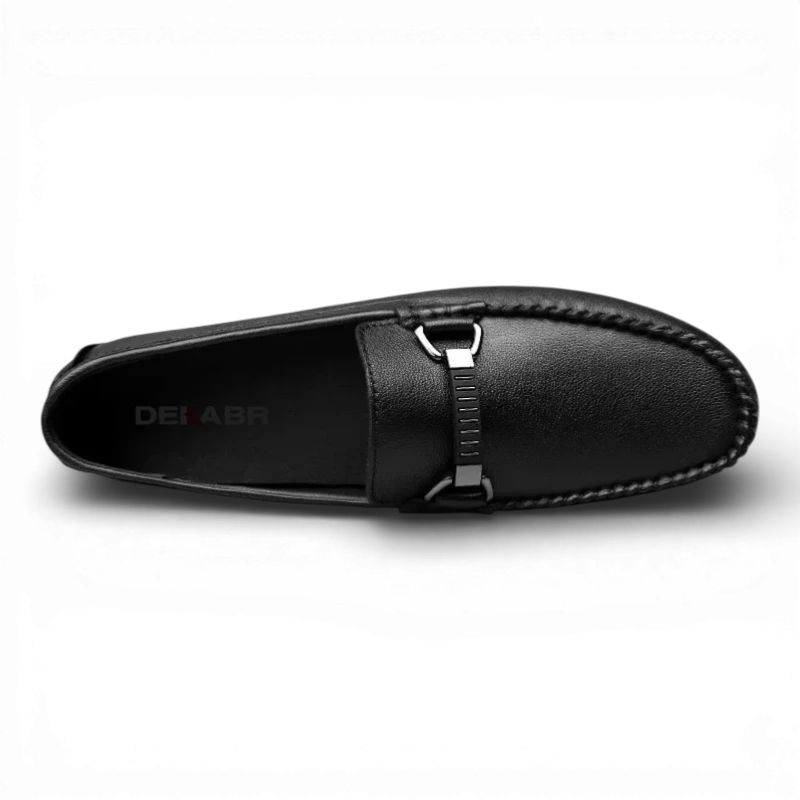 Mocassins Cuir Bureau Slip-On