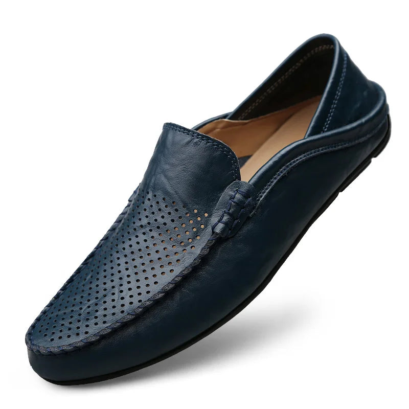 Mocassins Homme Cuir Italien Respirant