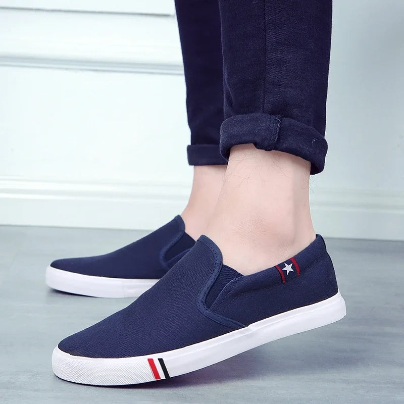 Mocassins Homme Toile Confortable
