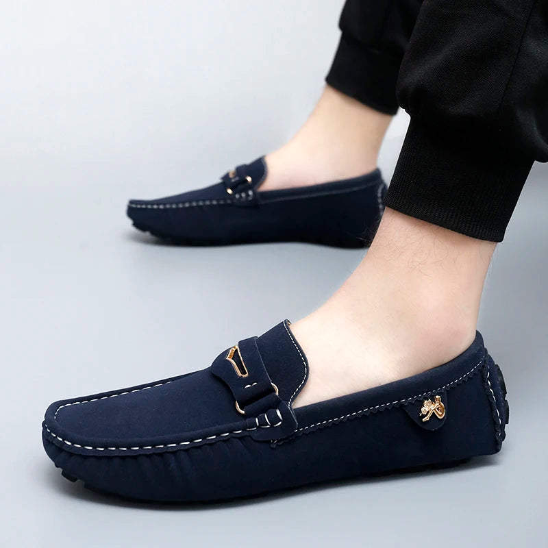 Mocassins Coloré Cuir Automne