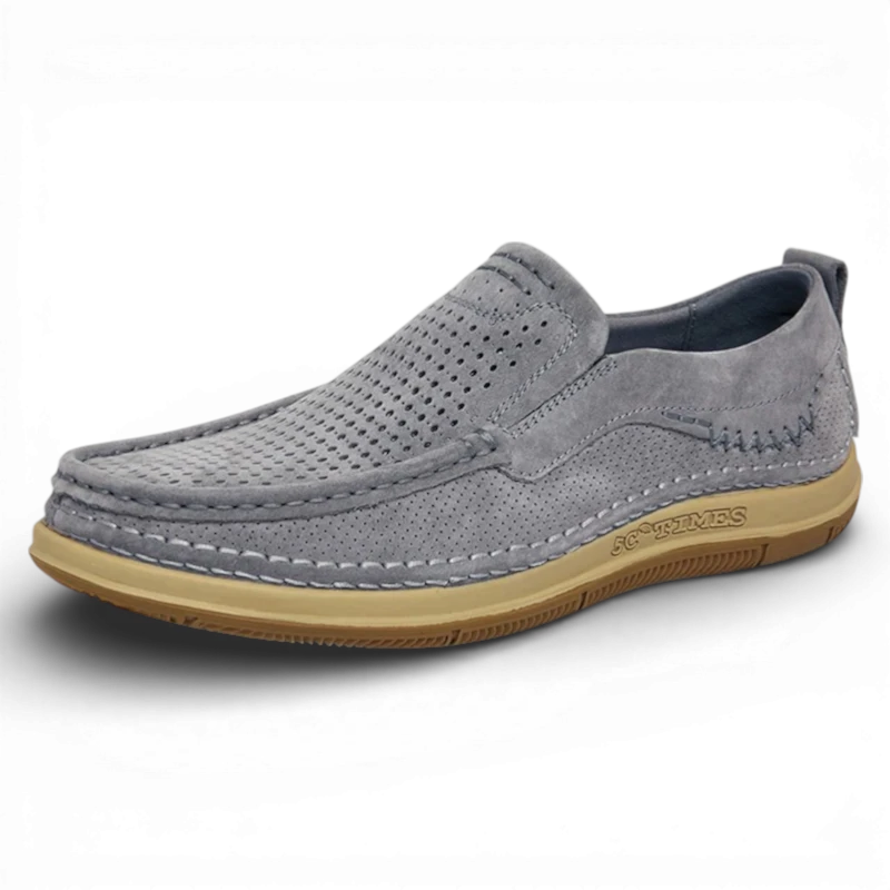 Mocassins Homme Cuir Souple Respirant