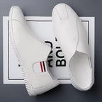 Mocassins Homme Cuir Blanc