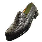 Mocassins Homme Cuir Serpent Luxe