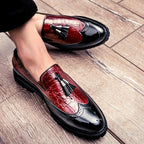 Mocassins Homme Cuir Croco