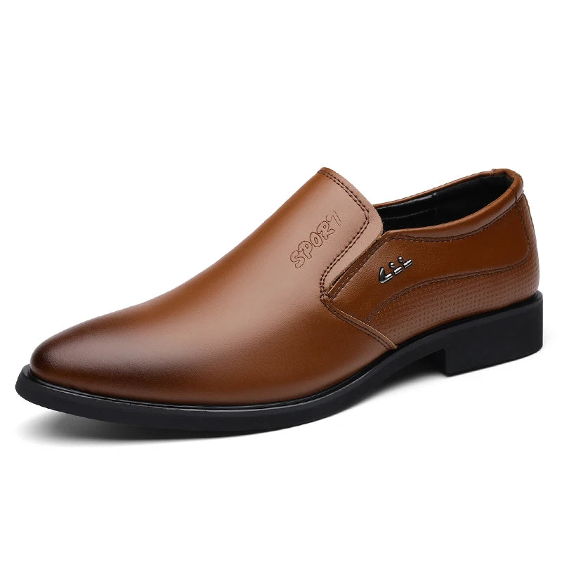 Mocassins Homme Cuir Slip-On