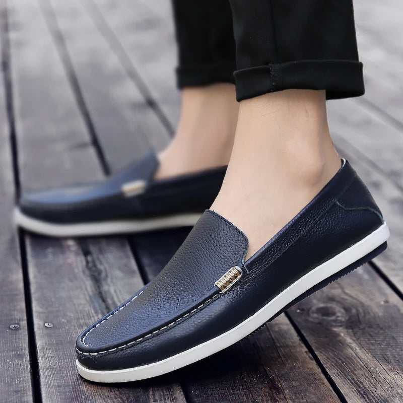 Mocassins Cuir Style Anglais