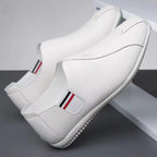 Mocassins Homme Cuir Blanc