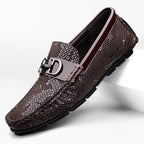 Mocassins Homme Cuir Respirant Driving