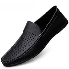 Mocassins Homme Cuir Aéré Été