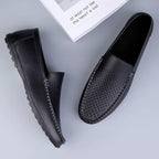 Mocassins Homme Cuir Aéré Été