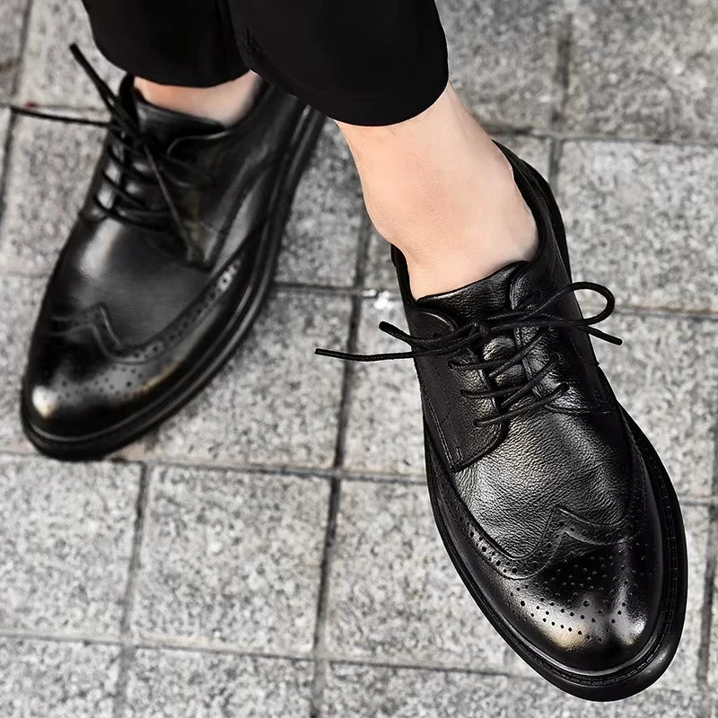Chaussures Homme Cuir Oxford Brogue