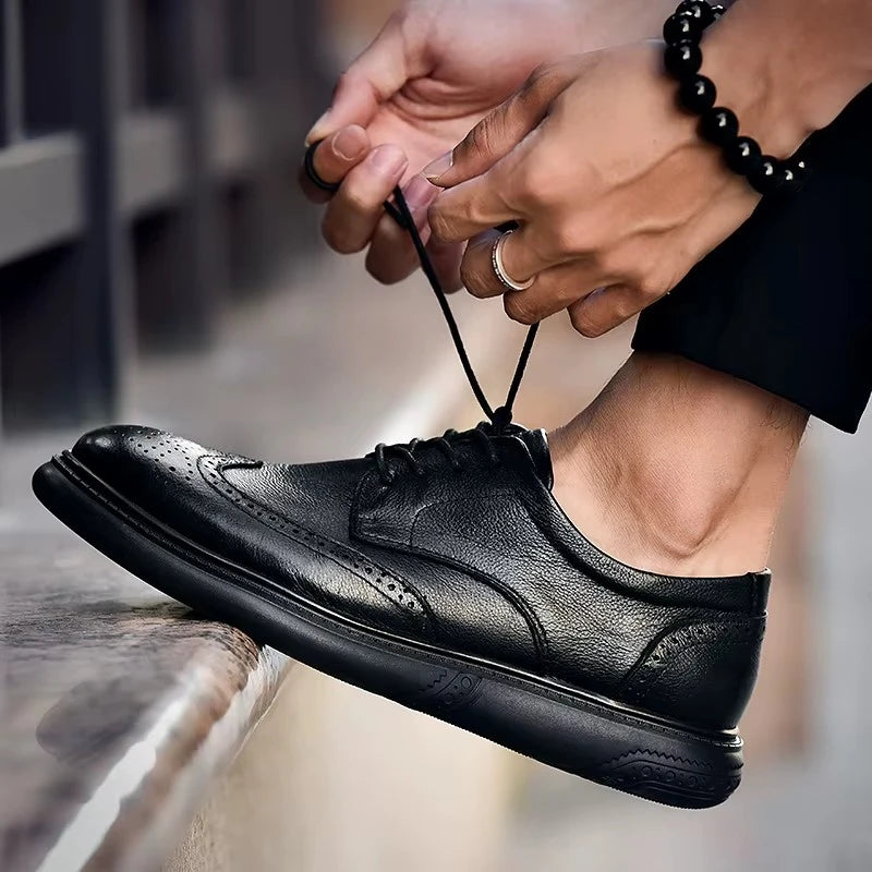 Chaussures Homme Cuir Oxford Brogue