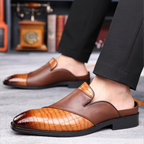 Mules Homme Été Cuir