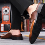 Mules Homme Été Cuir