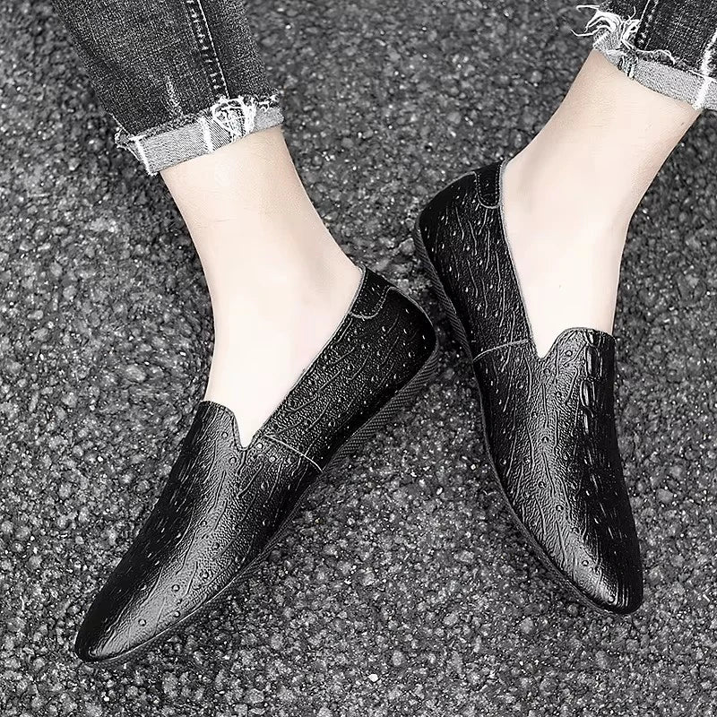Mocassins Cuir Fait Main Italien