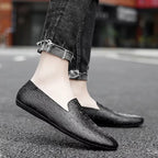 Mocassins Cuir Fait Main Italien