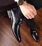 Mocassins Homme Cuir Croco