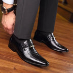 Mocassins Homme Cuir Croco