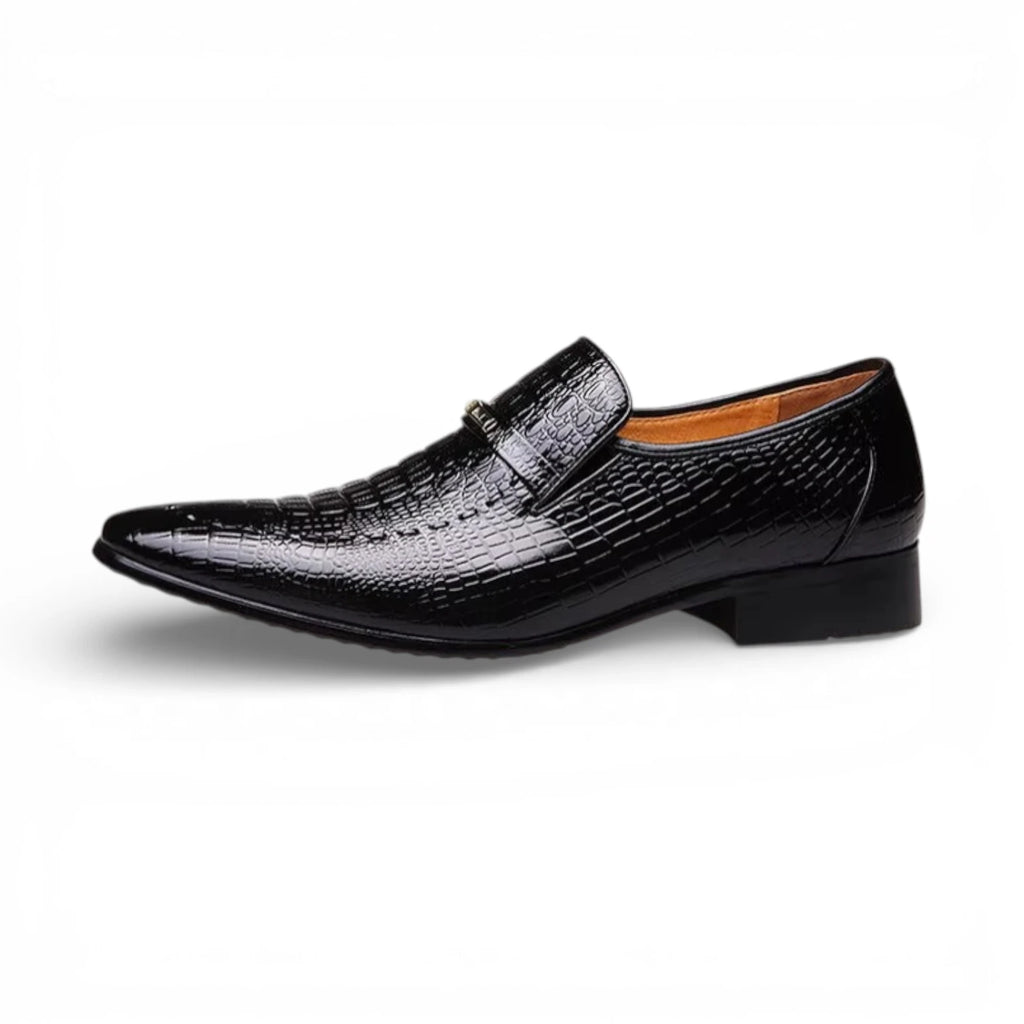 Mocassins Homme Cuir Croco
