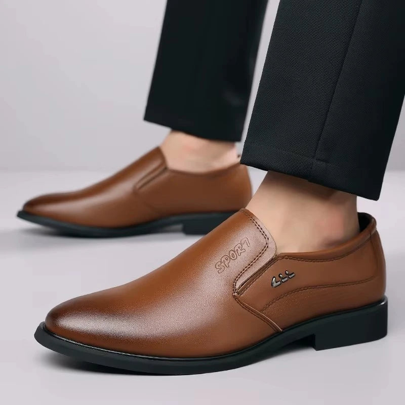Mocassins Homme Cuir Slip-On
