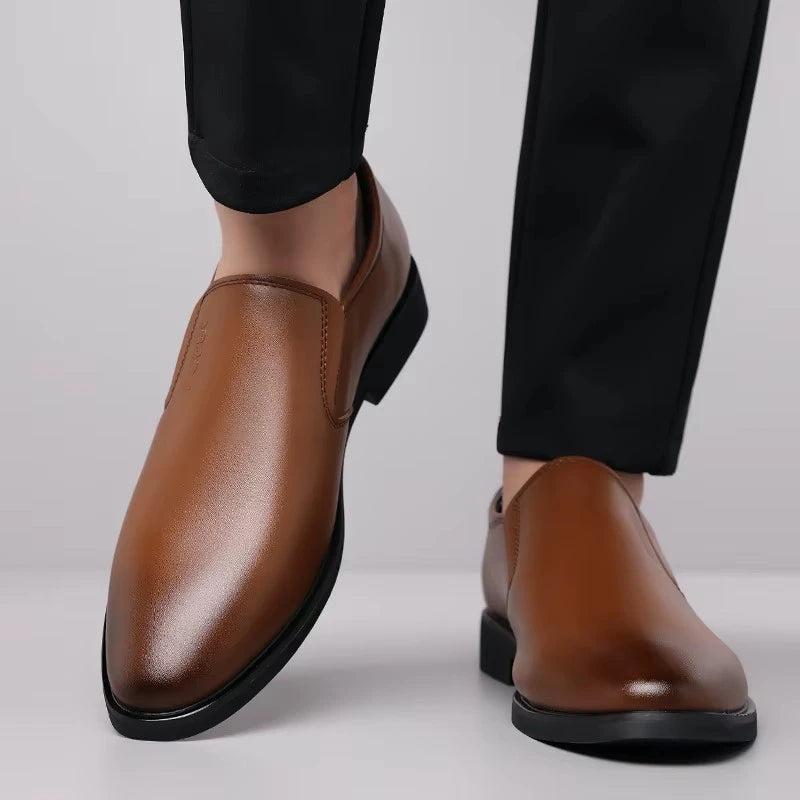 Mocassins Homme Cuir Slip-On