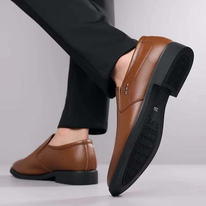 Mocassins Homme Cuir Slip-On
