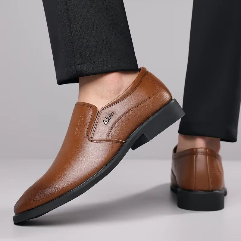 Mocassins Homme Cuir Slip-On